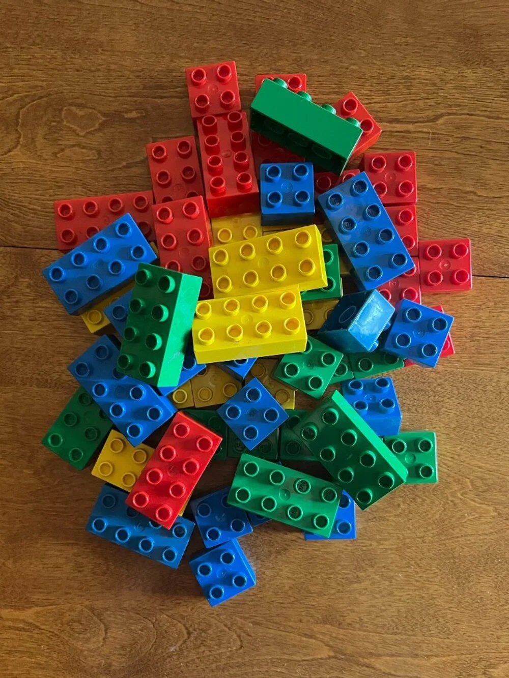 Duplo vintage primary bricks